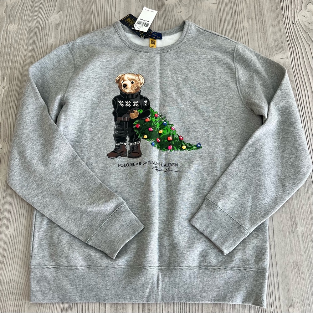 Ralph Lauren Gray Crewneck Sweatshirt